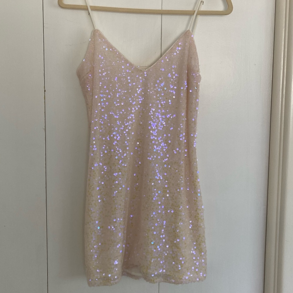 For Love and Lemons Sequin Cocktail Dress